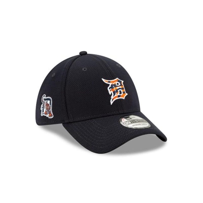Detroit Tigers Gorra | New Era MLB 2021 Spring Training 39thirty Stretch Fit Cap Mexico - Azules